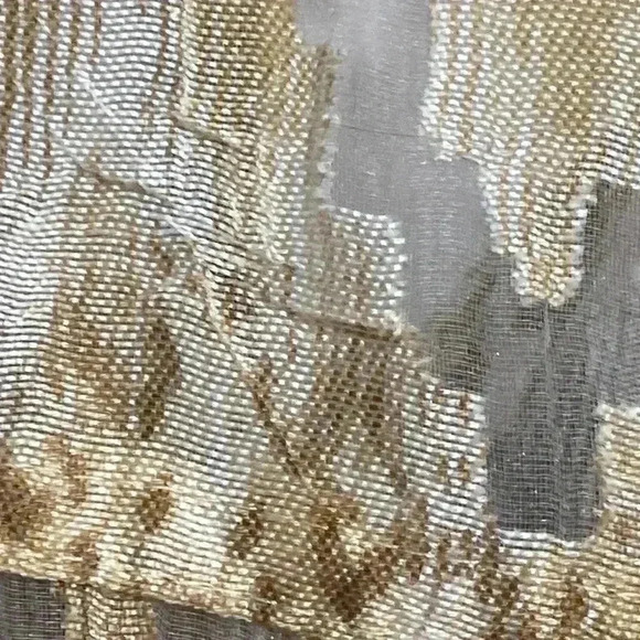 Ruby Rd cream tan & brown button down shirt - Picture 11 of 13